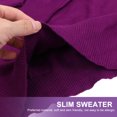 thumbnail image 3 of unbranded 1Ud Camiseta Base Mujer Manga Larga Morada Calidez Natural, 3 of 7