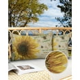 thumbnail image 2 of Farm Watercolor Blooming Sunflowers Outdoor Pillow Covers Set of 2, Decorative Waterproof Throw Pillow Case, Retro Quotes Cotton Linen Soft Cozy Cushion Pillowcases, 2 of 6