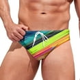 thumbnail image 1 of Maillot de Bain Homme Mode Hawaii Doux Confortable Triangle pour Sources Chaudes et Plage, 1 of 5