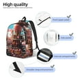 thumbnail image 4 of KLL fairy-tale-world-with-delicious-candy Print Travel Laptop Backpack - College Backpack Business Work Bag Nurse Bag Casual Daypack for Weekender Business Hiking -Small, 4 of 6