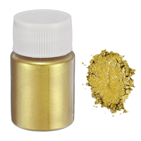 15g/0.5oz Mica Powder for Epoxy Resin Kits Casting Resin Dyes, Silk Gold