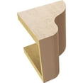thumbnail image 6 of 7"W x 7"D x 7"H Wide Greensboro Rough Cedar Woodgrain TimberThane Corbel, Primed Tan, 6 of 6