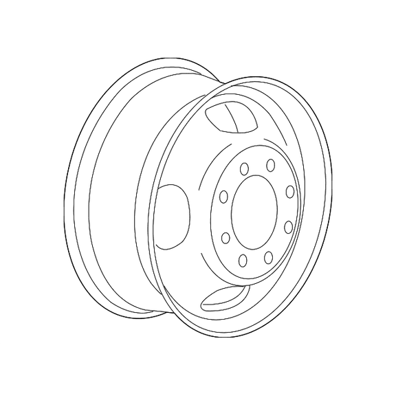 Genuine GM Wheel, Alloy 22791555