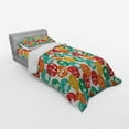 thumbnail image 3 of Ambesonne Fitness Bedding Set 4 Pcs, Colorful Spots Sports Life, Queen, Multicolor, 3 of 3