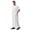 01 White, variant on Men's Shirts Kaftan Thobe for Men Big And Tall Muslim Robe Mens Short Sleeve Caftan