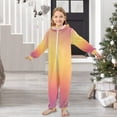 thumbnail image 6 of Vzayyk 4T-14Y Size Aviliable Cozy One-Piece Footless Sleeper Pajama Minimalist Gradient Background, 6 of 8