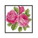 thumbnail image 4 of Impresión de ilustraciones, flores florecientes, lienzo, Kit de costura, bricolaje, punto de cruz, sello de 14 quilates, 4 of 9