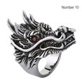 thumbnail image 4 of Jumpingount Anillos de personalidad Dragon Student Trend Retro Animal Ring Suministro de joyería de aleación exagerada para decoraciones de Type1 NO1, 4 of 6