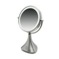 thumbnail image 3 of iHome All-in-One, 7X Magnify, 9" 2-Sided LED Makeup Mirror, Natural Light, Double-Sided Vanity Mirror, Hands-Free Bluetooth Speakerphone, Bluetooth Audio & Phone Charger iCVBT8, 3 of 5