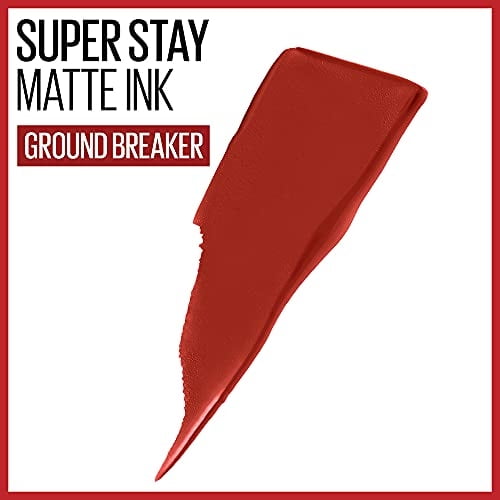 Labial SuperStay Matte Ink de Maybelline, edición City, tono Ground-Breaker, 0.48ml