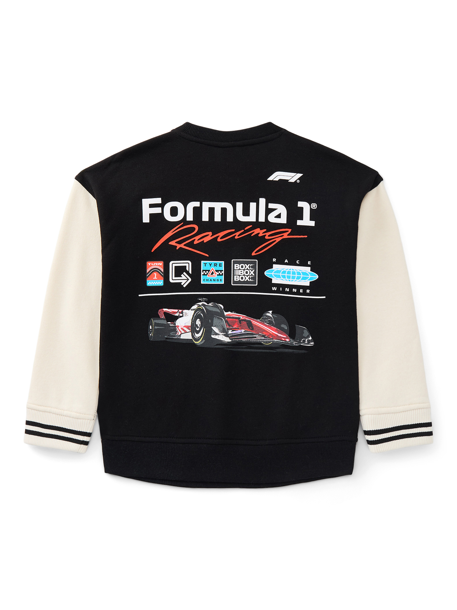 Formula 1 Racing Little Boys and Big Boys Graphic Sweatshirt with Long Sleeves, Sizes 4-18