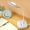 thumbnail image 5 of Luces de mesa con enchufe directo USB, lámpara de mesita de noche para dormitorio, protección ocular, estudio de estudiante, lectura, luz nocturna portátil, 5 of 5