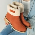 thumbnail image 5 of YLYL Women Winter Snow Boots Warm Fleece Suede Mid Heel Round Toe Ankle Booties, 5 of 9