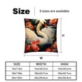 thumbnail image 5 of Swan Pillow Covers Set of 2 with Unique Patterns for Bed, Chair, and Throw Pillows - Available in 16x16, 18x18, and 20x20 Inchesfor Various Occasions, 5 of 6