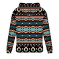 thumbnail image 4 of Rbaofujie Chandails à Capuchon pour Garçons Hommes Mode Décontractée Chandails en Molleton à Capuche Col Rond Imprimé Pull Manches Longues Hauts Chandails en Molleton pour Hommes, 4 of 5