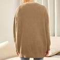 thumbnail image 4 of Ediodpoh Cardigan Sweaters for Women Casual Long Sleeve Knitted Open Front Fashion Loose Elegant Gold M, 4 of 4