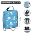 thumbnail image 3 of Koala Bear Insulated Lunch Bag Box Women Reusable Lunch Bag Fit Most Bento Boxes Lunchbox Office Hiking, 3 of 6