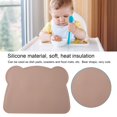 thumbnail image 4 of Bear-Shaped Silicone Placemat - Thick, Heat-Resistant, Anti-Slip, and Easy-to-Clean Table Mat for Home, 4 of 5