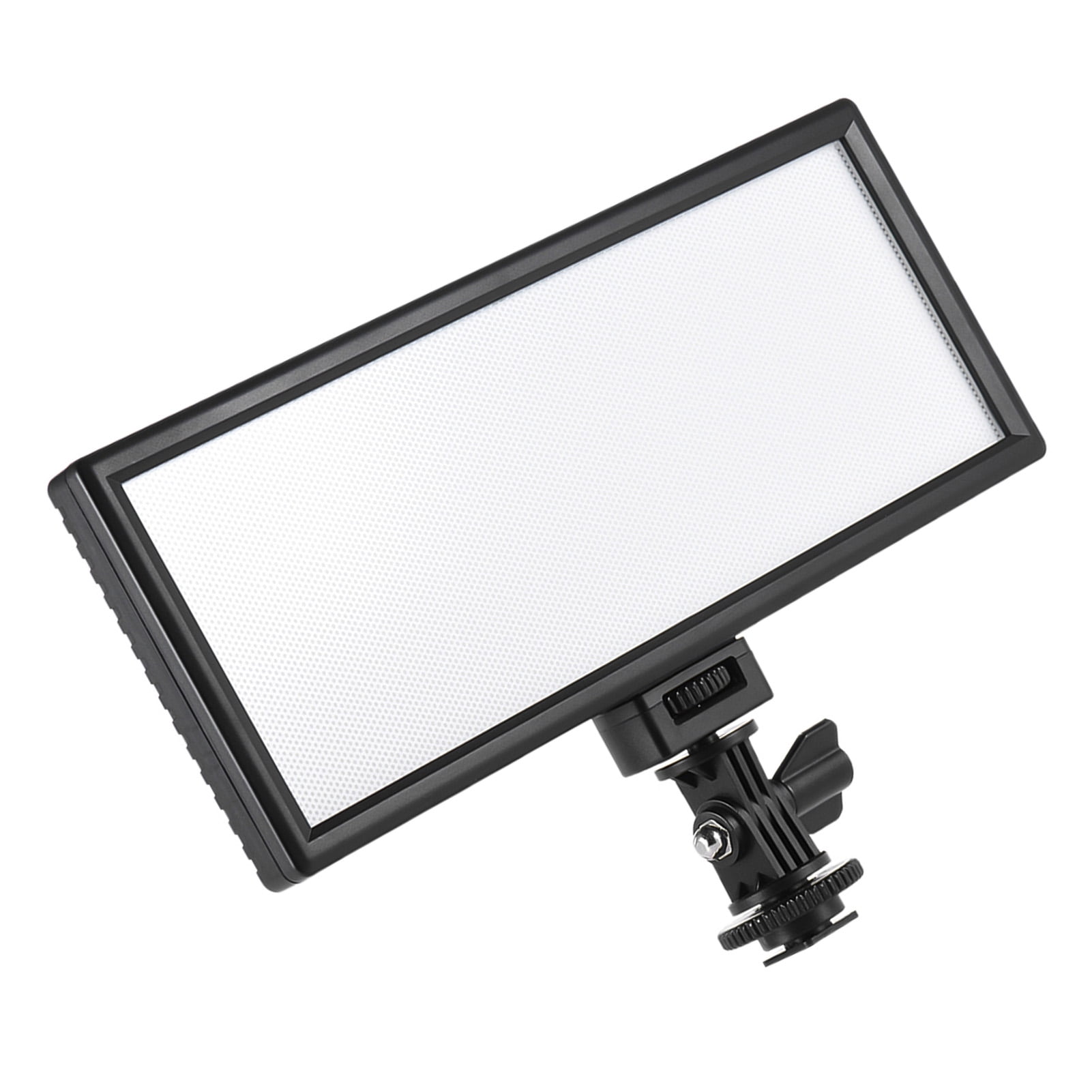 Viltrox L132T Ultra-Thin On-Camera LED Video Panel Light Dimmable Flat Panel Light Adjustable 3300K-5600K with Andoer Cleaning Cloth for Canon Nikon Sony Panasonic DSLR 