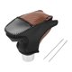 thumbnail image 1 of Cubierta de pomo de cambio Unique Bargains para Dodge Durango 2016-2023, antideslizante, fibra de carbono marrón, protector de mango de cambio negro de cuero sintético, 1 pc, 1 of 1