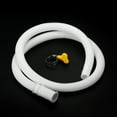 thumbnail image 3 of Uxcell Universal Air Conditioner Drain Hose 16mm ID 3.3ft with Clamp, White, 3 of 7
