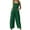 Green, variant on Woman Wide Leg Pants Women Pants Summer Casual Loose High Waist Wide Leg Long Lounge Pant Trousers with Pocket Navy,M