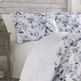 thumbnail image 3 of Laura Ashley Chloe Ensemble de Couette, Très Grand, Bleu Pastel, 3 of 5