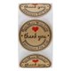 thumbnail image 2 of 1inch Round Kraft Thank You Hand Made With Love Stickers 500 Handmade Labels Per Roll, 2 of 5