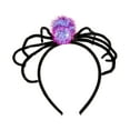 thumbnail image 1 of de Halloween Diadema Disfraz  Decoración Aro para el cabello Diadema para cumpleaños Escenario Actuación Fiesta de carnaval Adultos violeta Sunnimix  Sombreros de Halloween, 1 of 8
