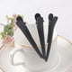 thumbnail image 5 of PTOOTP 12 pinzas para el pelo con diseño de pico de pato negro esmerilado, accesorios para el cabello para mujeres y niñas (negro), 5 of 8