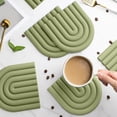 thumbnail image 2 of Silicone Trivet Mat Heat Resistant Hot Pads for Kitchen Countertop Reusable Table Mat Multi Purpose Daily Household Insulation Pad for Cookware Dinner Bowls Coffee Mugs Hot Dishes Trivets, 2 of 6