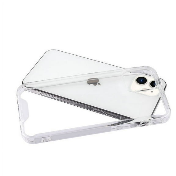 Apple iPhone 12 Pro, iPhone 12 /6.1" Phone Case Premium Hybrid Hard Bumper Frame Gummy Rubber Silicone TPU Shock Absorption Slim Highly Transparent [Crystal Clear] Cover for Apple iPhone 12 /12 Pro