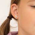 thumbnail image 3 of Fun Multicolor Summer Flower Kids / Teen Earrings Enamel - Sterling Silver, 3 of 6