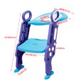 thumbnail image 3 of Potty Training Seat Toddler Toilet Seat with Step Stool Ladder, Potty Training for Kids Boys Girls Toddlers-Comfortable Safe Potties Seat Potty Chair with Anti-Slip Pads Ladder, 3 of 8