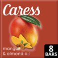 thumbnail image 3 of Caress Bar Soap Mango & Almond Oil 3.75 oz 8 Bar, 3 of 5