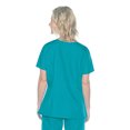 thumbnail image 4 of Landau Women's Scrub Zone Modern Tailored Fit Breathable Fade Resistant 2 Pockets Pull Over Tunic Scrub, Style 70228, 4 of 7