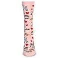 thumbnail image 2 of MeMoi Women's J'Adore Paris Bamboo Crew Socks - Mens - Male, 2 of 3