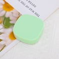 thumbnail image 5 of Unique Bargains 1 Set Contact Lens Case Simple Square Lens Storage Case Green, 5 of 5
