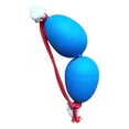thumbnail image 3 of Rhythmic Sand Balls Small Musical Instrument African Shaker Rattle Drum Ball for Blue, 3 of 8