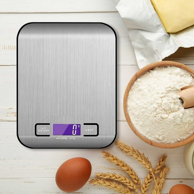 EGNMCR Household Stainless Steel Kitchen Small Electronic Charging Food Baking Scale Baking scale