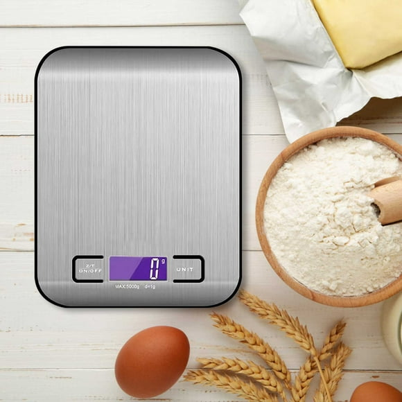 TopLLC Household Stainless Steel Kitchen Small Electronic Charging Food Baking Scale Baking scale