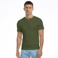thumbnail image 3 of HAOMEILI Men's Henley Shirts Short/Long Sleeve Button T-Shirt Lightweight Fashion Casual Pullover Shirt, 3 of 6