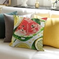 thumbnail image 3 of BANET Throw Pillow Covers Fruit Cushion Cover Case Green Decorative Outdoor Home Decor Pillow Cases 24x24in, 3 of 5