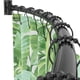 thumbnail image 1 of Barra de cortina de ducha curva PrettyHome ajustable de 97 a 183 cm, color negro, 1 of 7