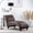 Dark Brown, variant on Tufted - High rebound and stable seating - Indoor relaxation - Aesthetic and comfortable chaise lounge