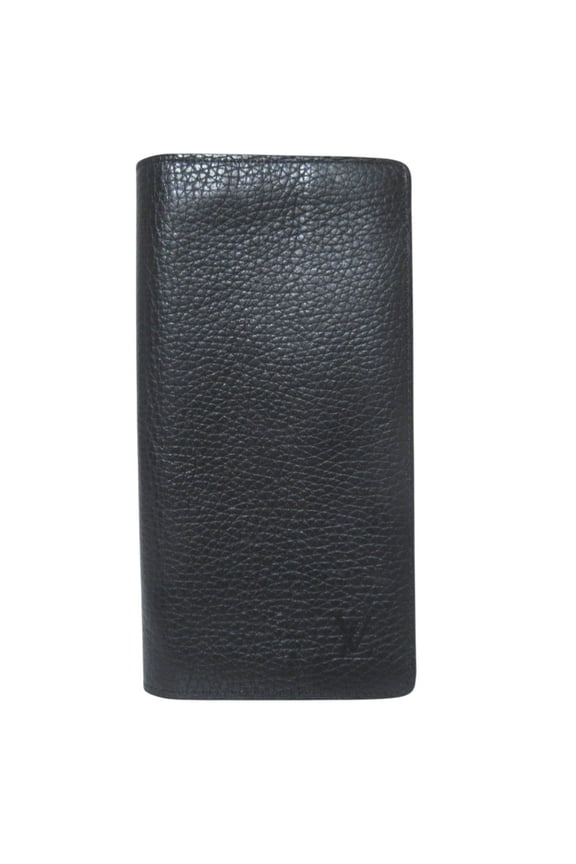 Pre-Owned LOUIS VUITTON Louis Vuitton Portefeuille Brazza Taurillon Leather Long Wallet Bi-fold...
