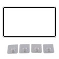 thumbnail image 2 of Portable HD Projector Screen, Foldable Projection Curtain with Polyester Material, High Contrast, Professional Punching, Indoor and Outdoor Use, Multiple Sizes, 2 of 7