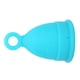 thumbnail image 4 of Copa menstrual de silicona para mujer, suave, elástica, reutilizable, herramienta para el cuidado corporal femenino, azul, L, 4 of 14