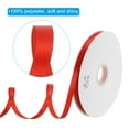 thumbnail image 3 of Uxcell 3/8" W x 100 Yards Polyester Satin Ribbon, Perfect for Craft Wedding Decor Party Hair Bow, Bright Red, 3 of 6