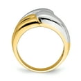 thumbnail image 2 of 14k Two-Tone Polished Zigzag Design Ring R893, 2 of 5